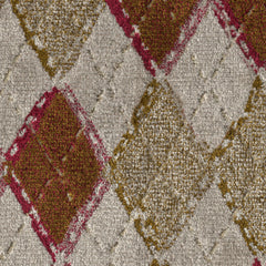 Oblique Argyle - Scarlet Ochre - 4131 - 04 - Half Yard