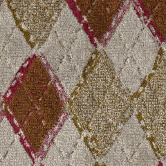 Oblique Argyle - Scarlet Ochre - 4131 - 04 - Half Yard